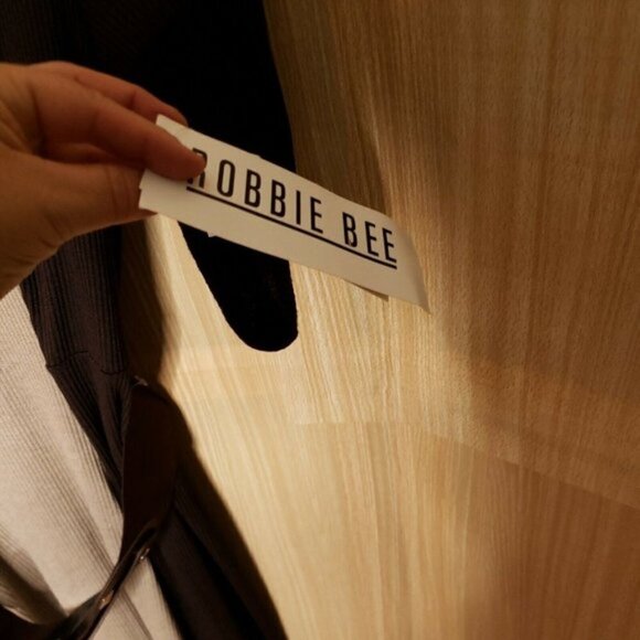 Robbie Bee NWT Cowl Neck Thermal Petite Dress - Picture 8 of 10